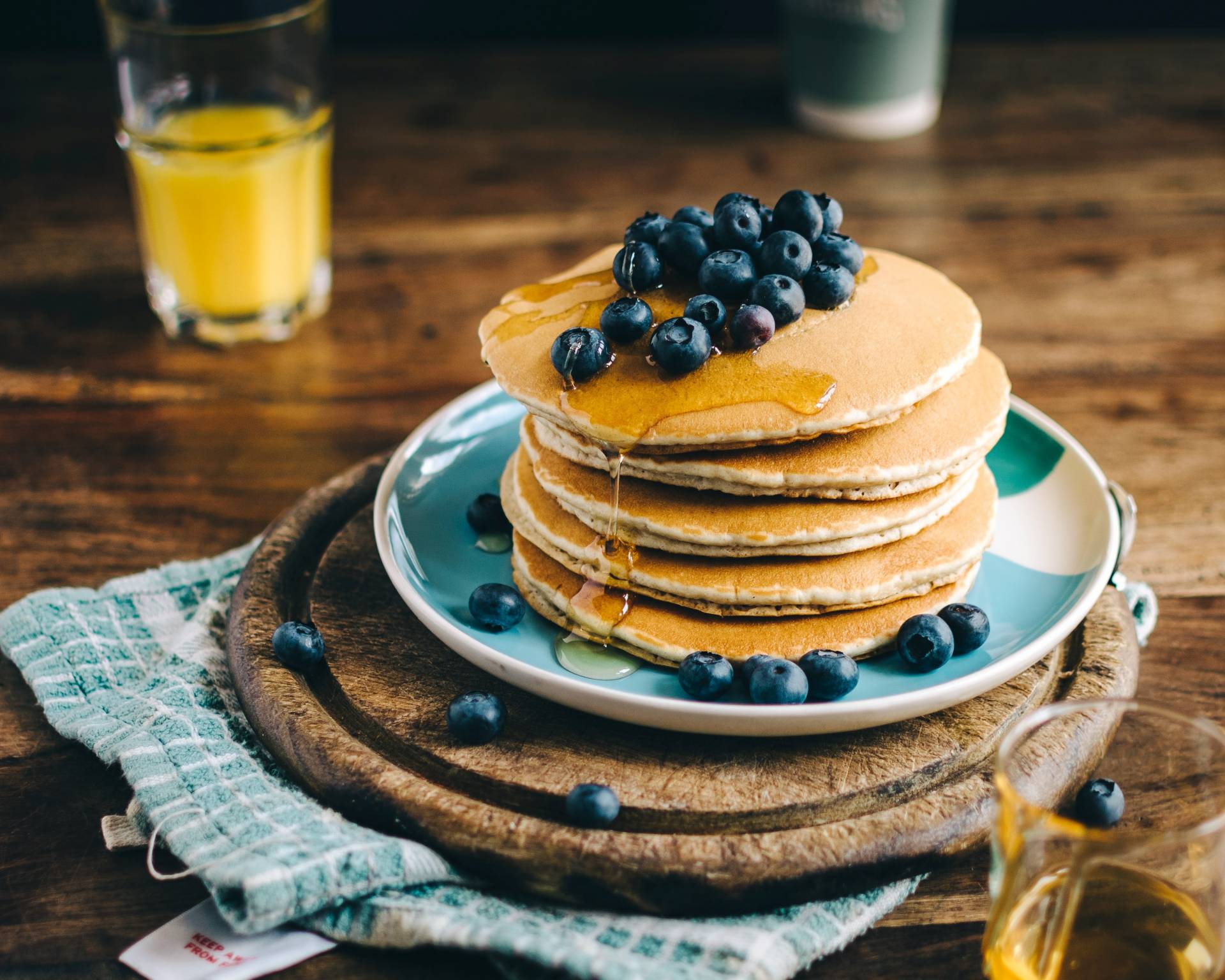 Protein Pancakes and Maple Syrup