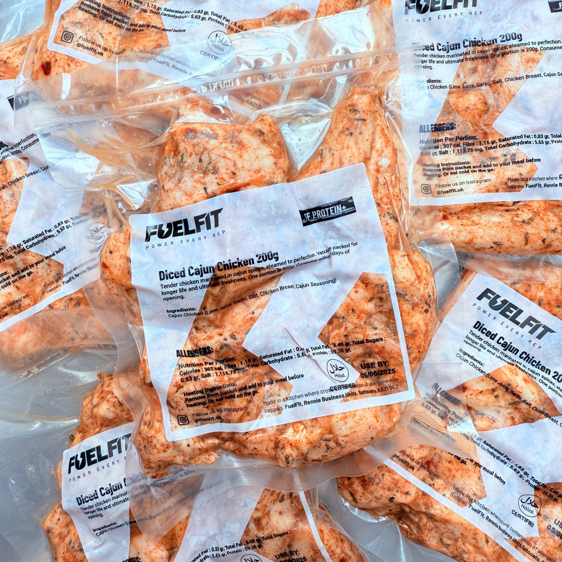 Diced Cajun Chicken 200g